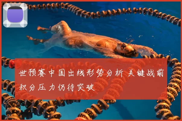世预赛中国出线形势分析 关键战前积分压力仍待突破